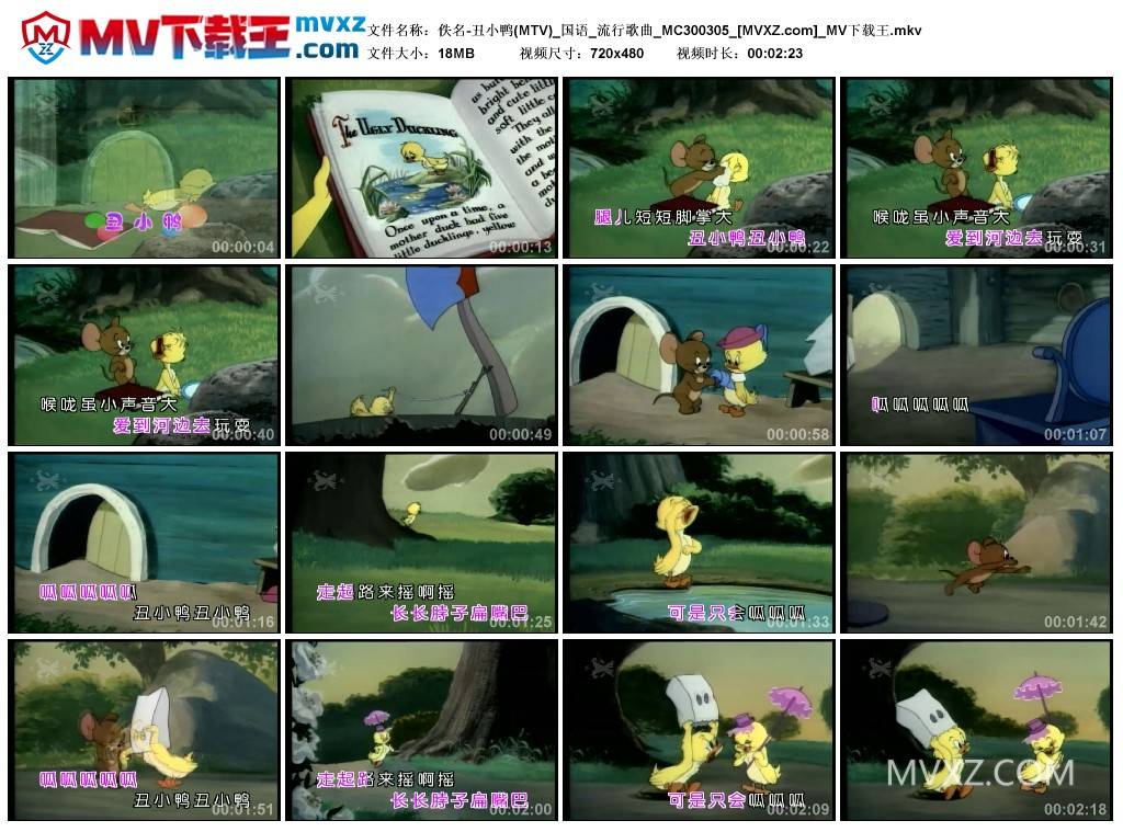 佚名-丑小鸭(MTV)_国语_流行歌曲_MC300305